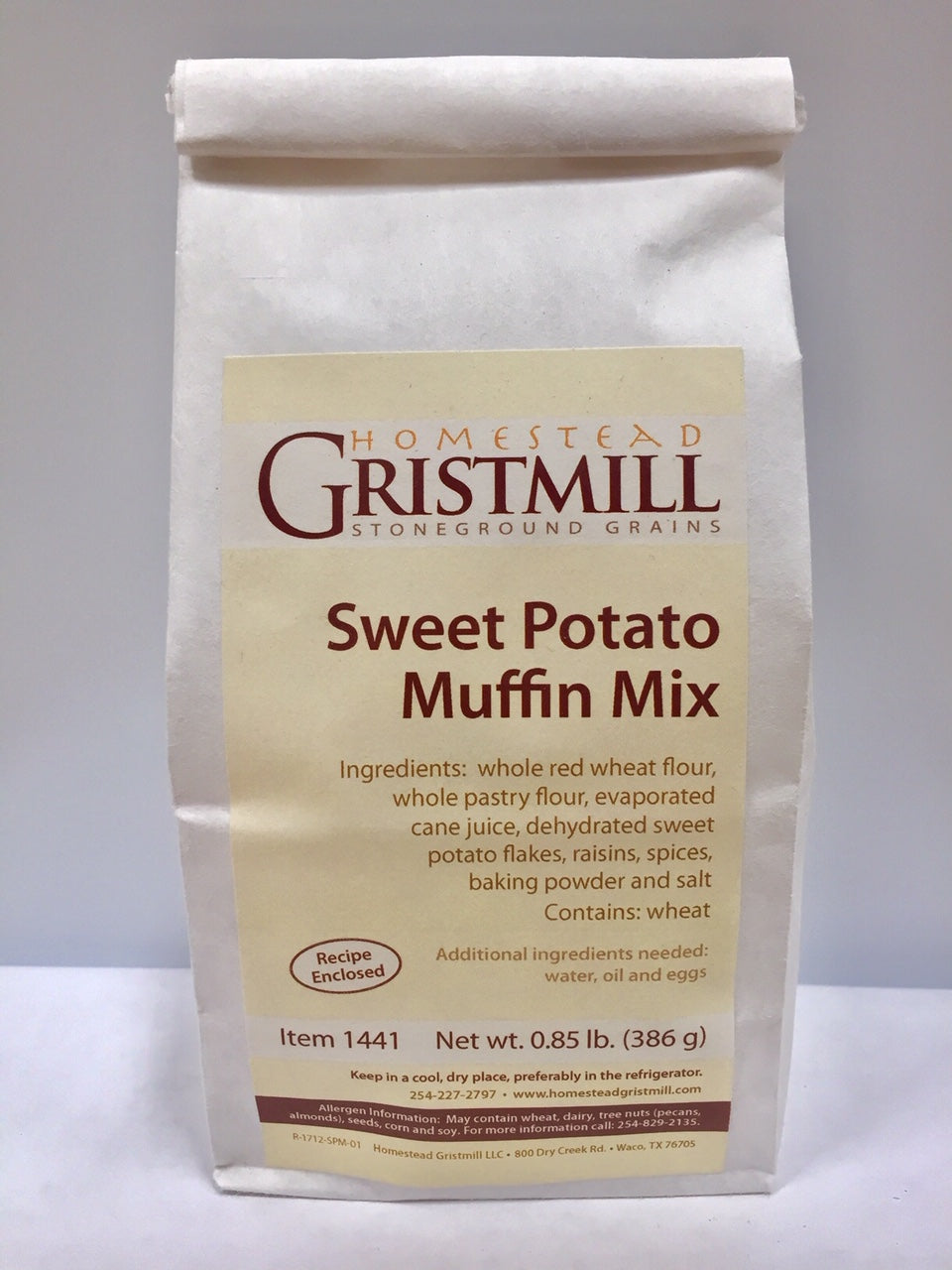 Sweet Potato Muffin Mix