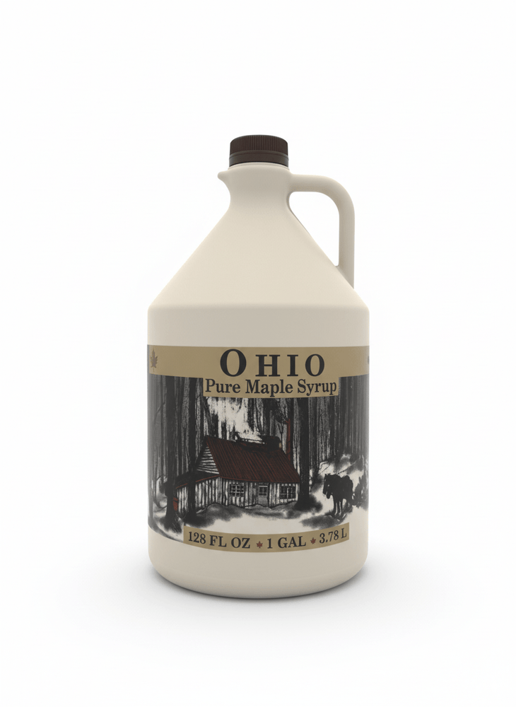 1 Gallon Grade A, OHIO Pure Maple Syrup - Homestead Gristmill