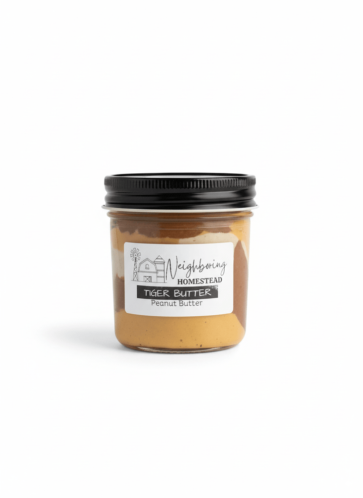 6 oz Peanut Butter jar - Homestead Gristmill