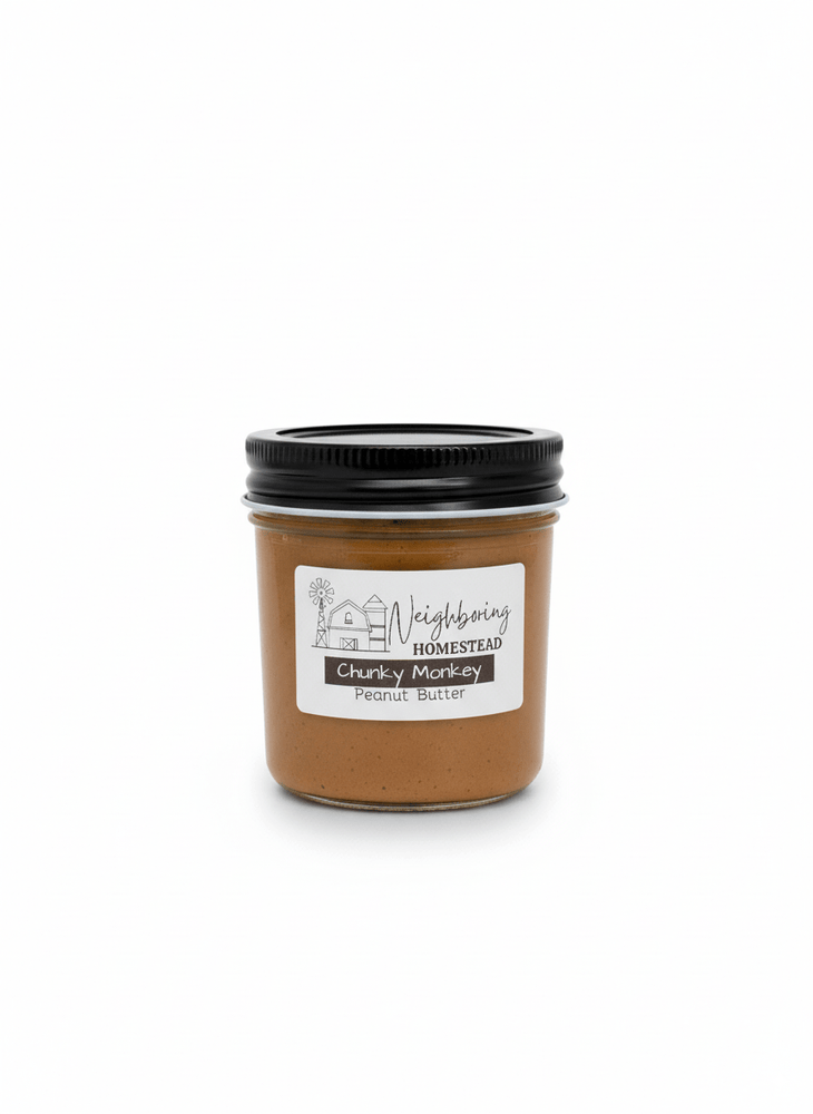 6 oz Peanut Butter jar - Homestead Gristmill
