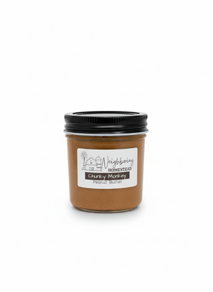 6 oz Peanut Butter jar - Homestead Gristmill