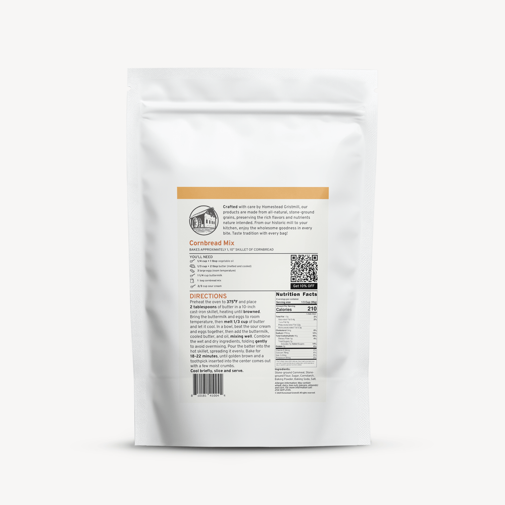 Cornbread Mix - Homestead Gristmill