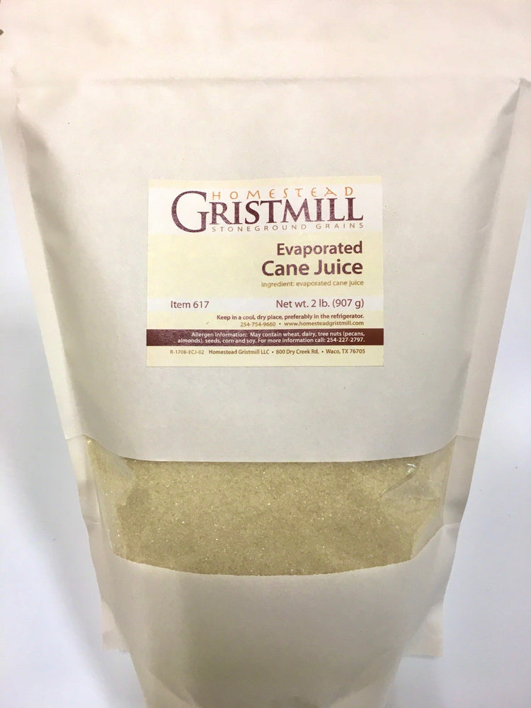 Evaporated Cane Juice (2 Pack) - Homestead Gristmill