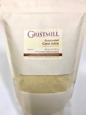 Evaporated Cane Juice (2 Pack) - Homestead Gristmill