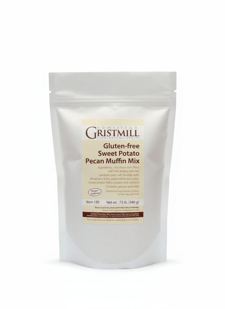 Gluten - Free Sweet Potato Pecan Muffin Mix - Homestead Gristmill