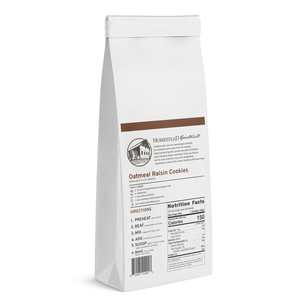 Oatmeal Raisin Cookie Mix - Homestead Gristmill