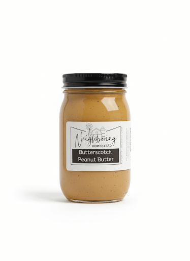 Peanut Butter, 16 oz jar - Homestead Gristmill