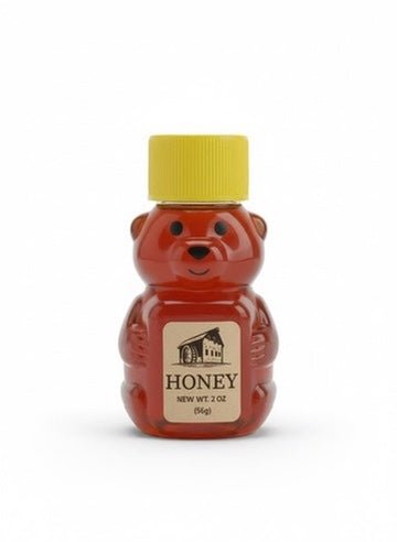 Raw Honey 1.5oz Bear - Homestead Gristmill