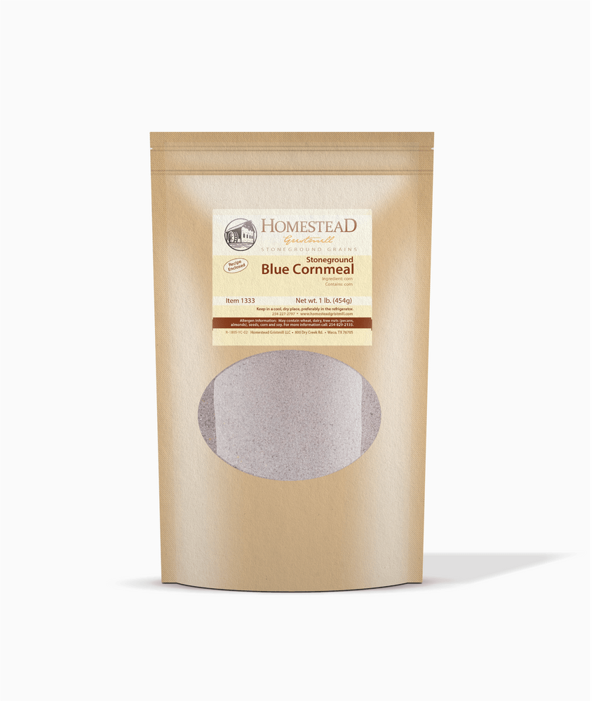 Stoneground Blue Cornmeal - Homestead Gristmill
