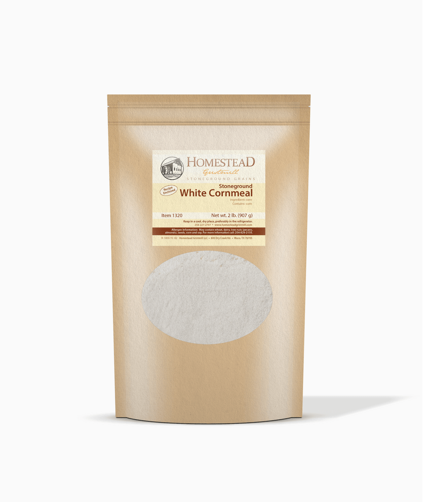 Stoneground White Cornmeal - Homestead Gristmill