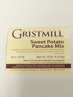 Sweet Potato Pancake Mix - Homestead Gristmill