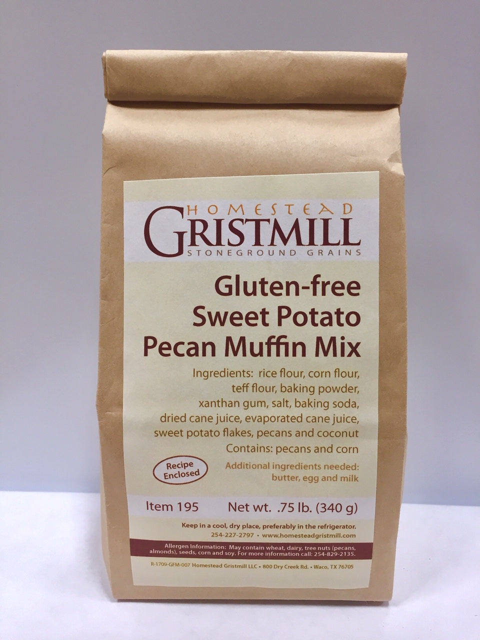 Gluten-Free Sweet Potato Pecan Muffin Mix