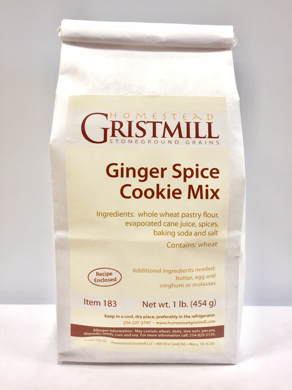 Ginger Spice Cookie Mix