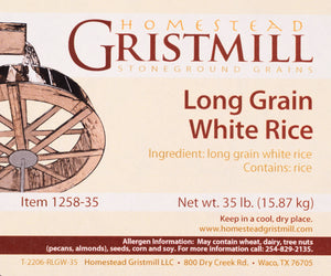 Emergency Food Bucket - Long Grain White Rice
