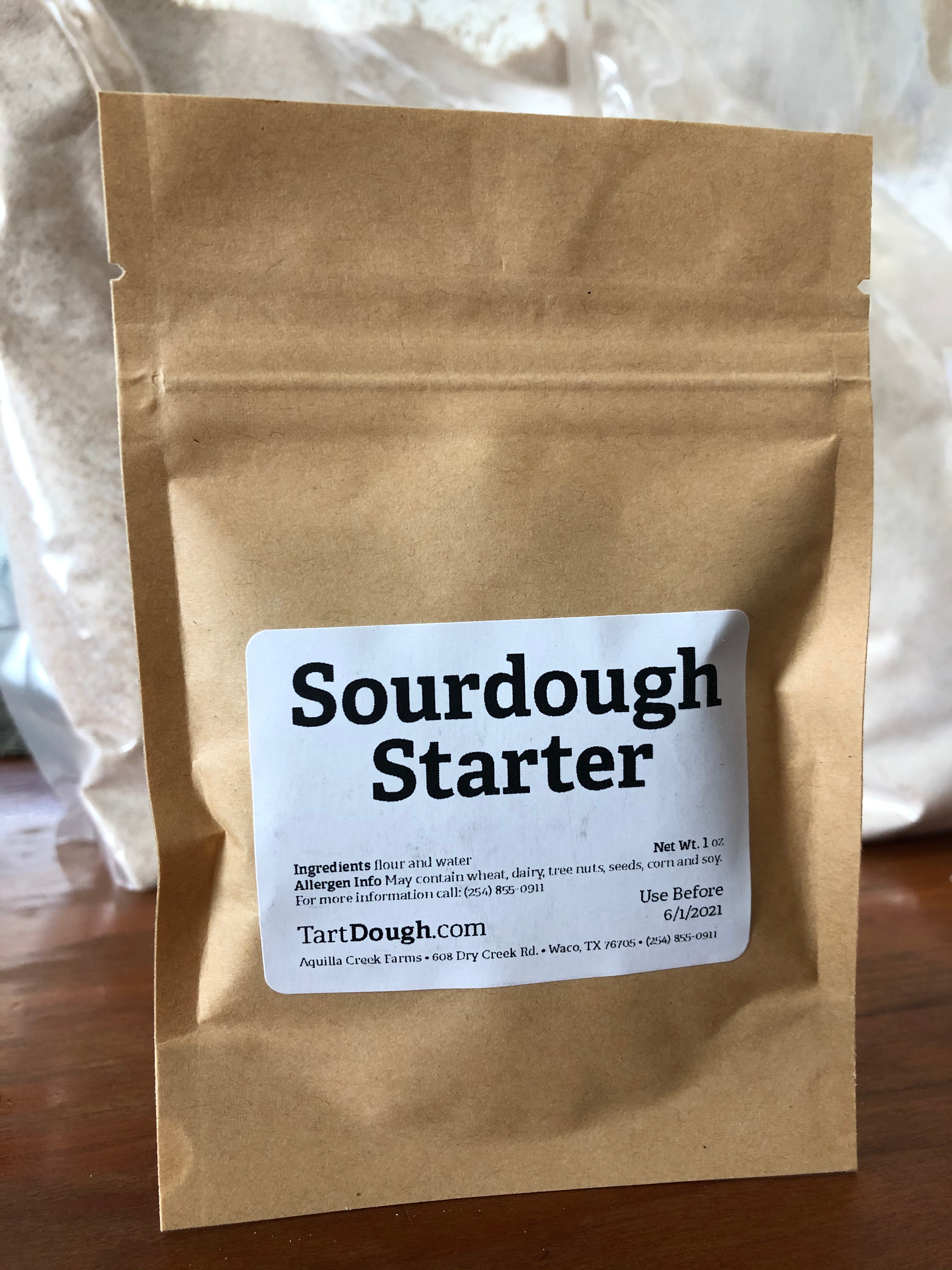 Dehydrated Sourdough Starter made with Organic Flour