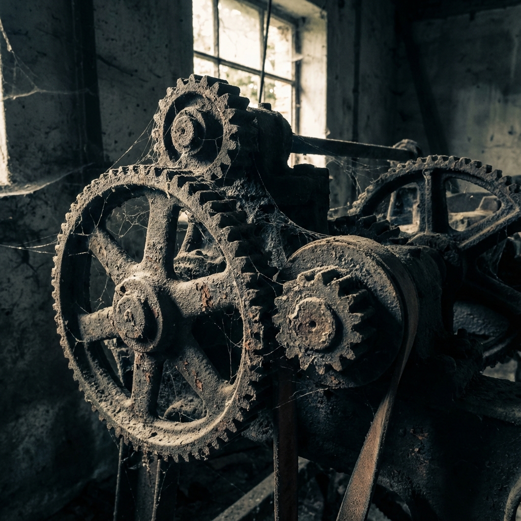 Abandoned machinery