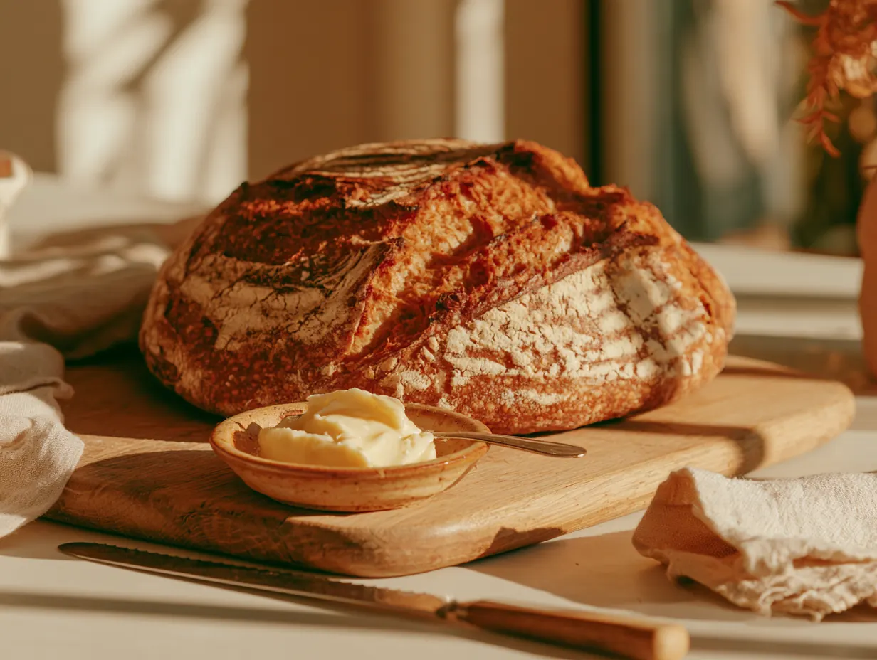 Classic Whole Wheat Sourdough Bread